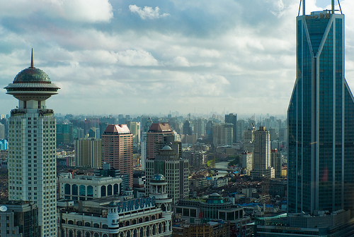 フリー画像|人工風景|建造物/建築物|街の風景|ビルディング|中国風景|上海|