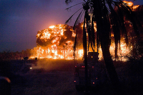 フリー画像|戦争写真|爆発/爆破|火事/火災|火/炎|