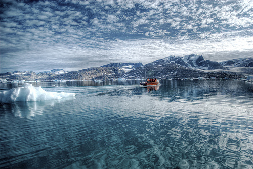 フリー画像|自然風景|氷山の風景|海の風景|北極海|