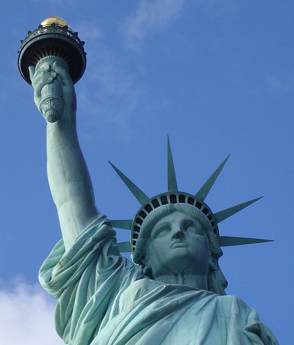 フリー画像|人工風景|彫刻/彫像|自由の女神|アメリカ風景|ニューヨーク|