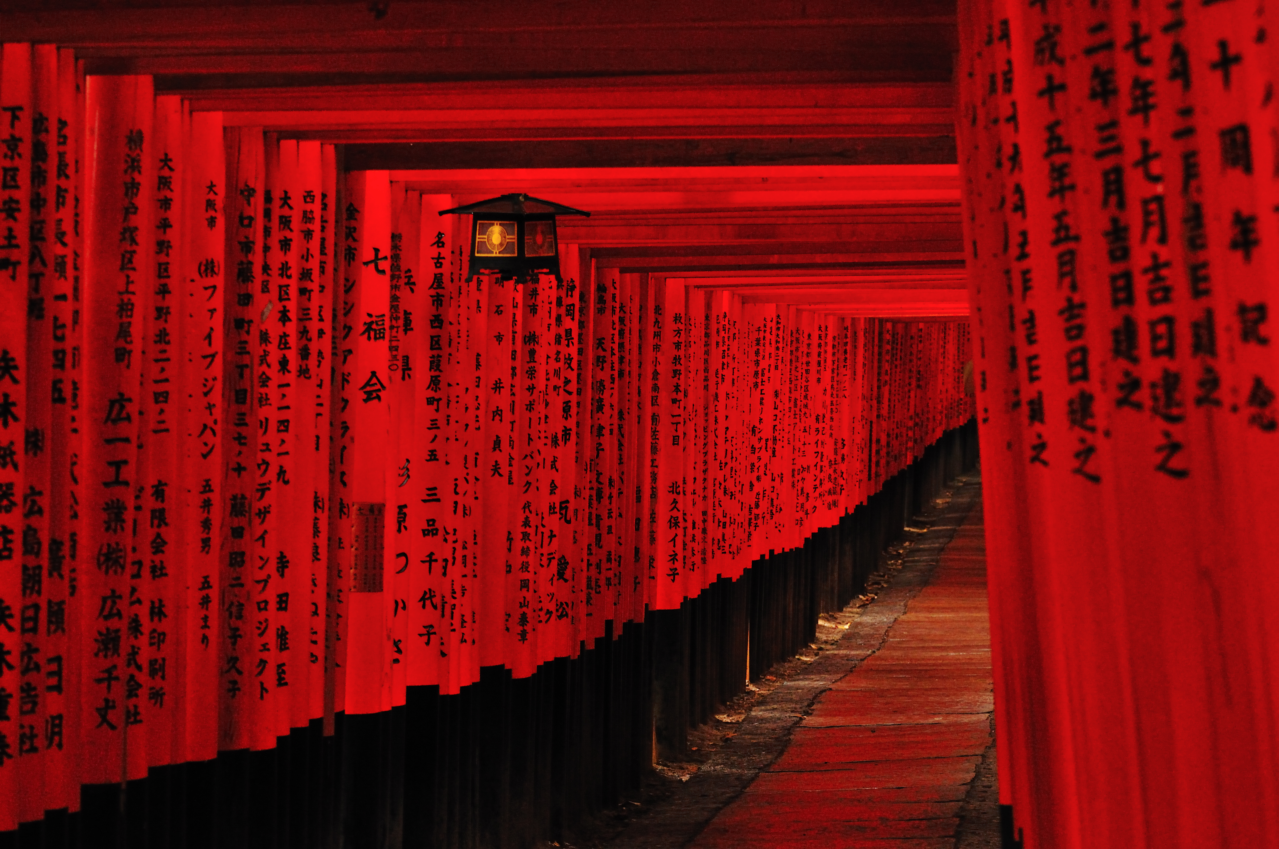 フリー画像 人工風景 神社 仏閣 寺院 伏見稲荷大社 鳥居 日本風景 京都 赤色 レッド フリー素材 画像素材なら 無料 フリー写真素材のフリーフォト
